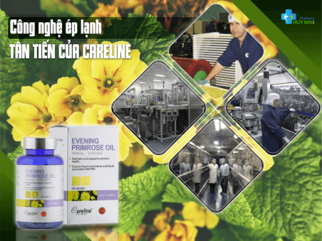 Tinh Dầu Hoa Anh Thảo Careline Evening Primrose Oil Hộp 60 Viên 6 careline evening primrose oil dùng phương pháp ép lạnh tiên tiến