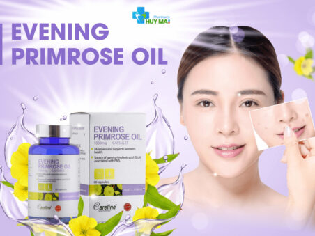 Tinh Dầu Hoa Anh Thảo Careline Evening Primrose Oil Hộp 60 Viên 5 tinh dầu hoa anh thảo careline primrose oil 1000mg