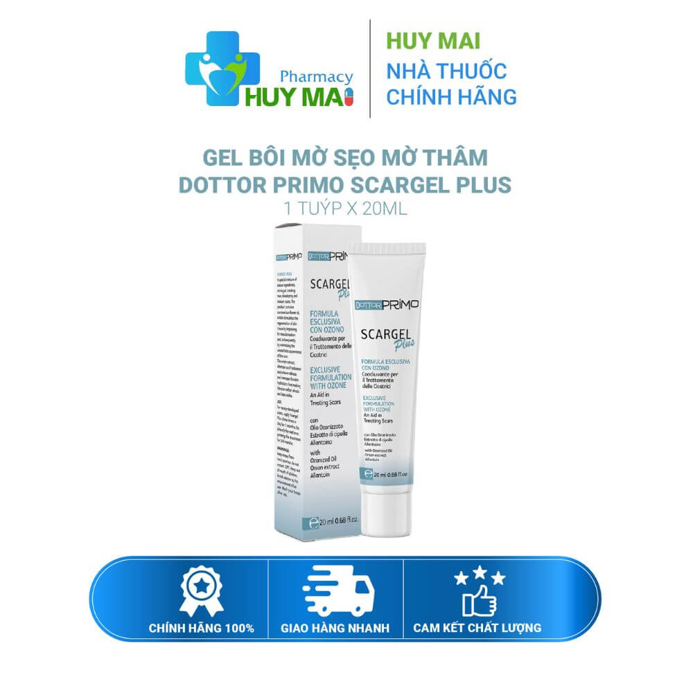 Gel Bôi DottorPrimo Scargel Plus Mờ Sẹo Mờ Thâm Tuýp 20ml 1 Gel bôi mờ sẹp mờ thâm DottorPrimo Scargel Plus