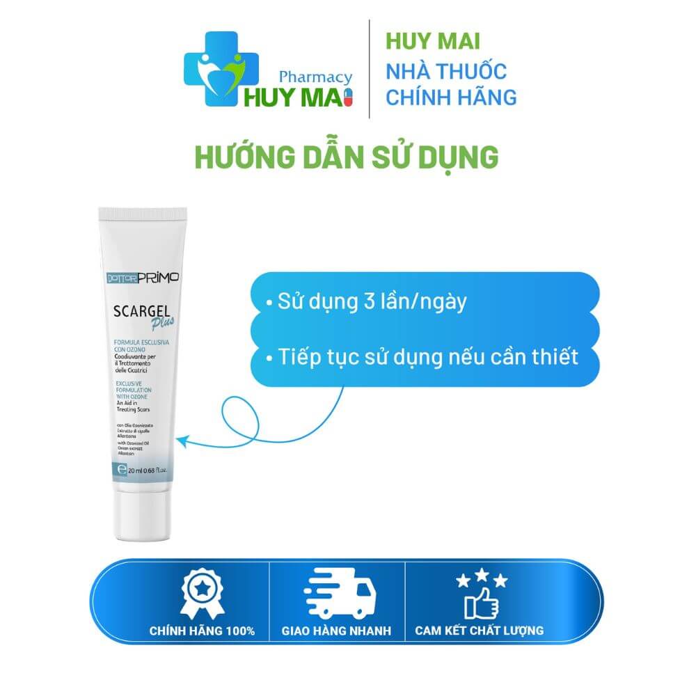 Gel Bôi DottorPrimo Scargel Plus Mờ Sẹo Mờ Thâm Tuýp 20ml 4 Gel Bôi DottorPrimo Scargel Plus Mờ Sẹo Mờ Thâm Tuýp 20ml - Ảnh 4