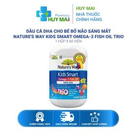 Dầu Cá DHA Nature's Way Kids Smart Omega-3 Fish Oil Trio Cho Bé