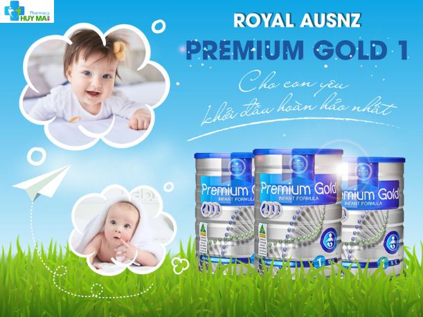 Sữa Hoàng Gia Úc Royal Ausnz Premium Gold Infant Formula 1 cho bé từ 0-6