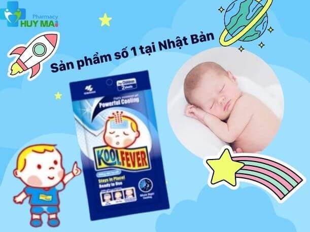 Miếng Dán Hạ Sốt Cho Bé Traphaco Koolfever Hộp 8 gói x 2 miếng 5 99 2