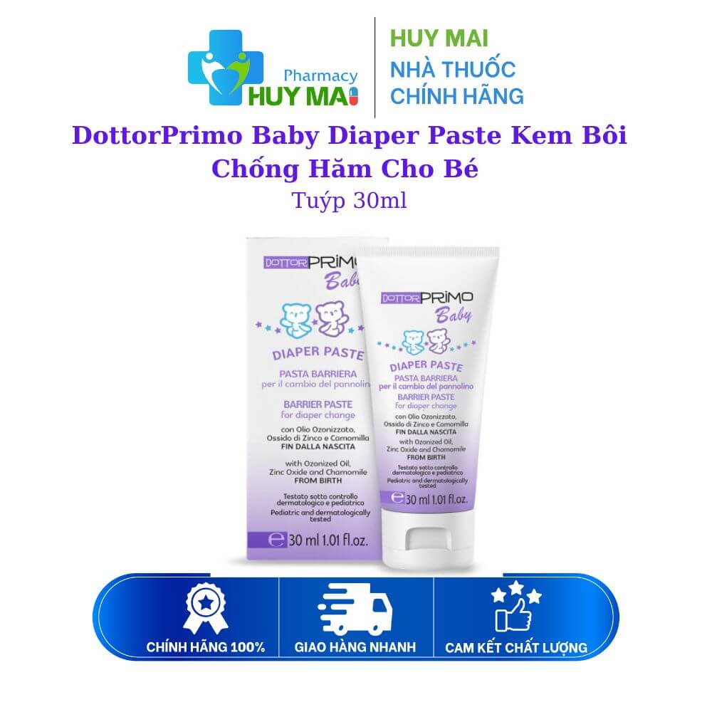Dottorprimo Baby Diaper Paste Kem Bôi Chống Hăm Cho Bé