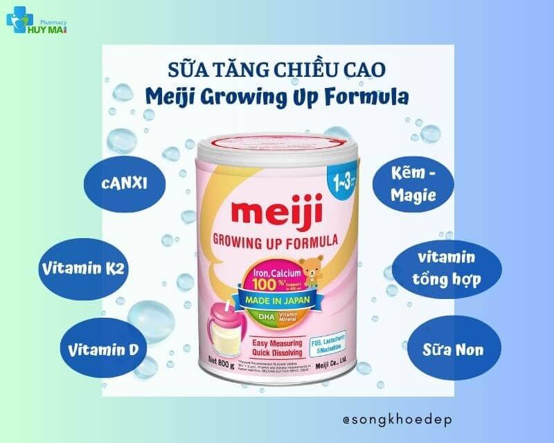 Sữa Meiji Growing Up Formula nhập khẩu Nhật có tốt không