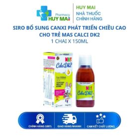 Siro bổ sung canxi mas calci dk2