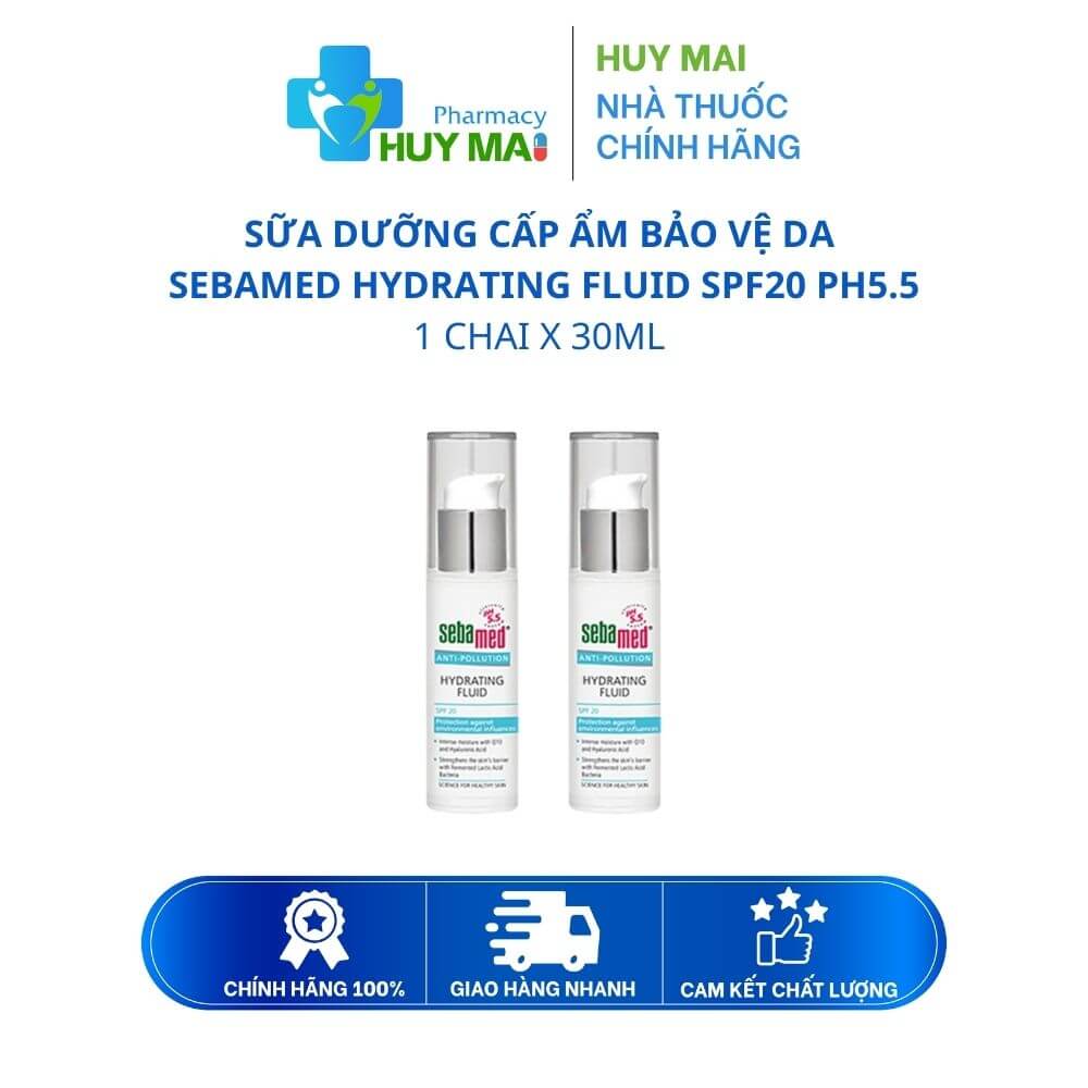 Sebamed Sữa dưỡng cấp ẩm bảo vệ da SPF20 pH5.5 chai 30ml 1 sữa dưỡng ẩm bảo vệ da sebamed