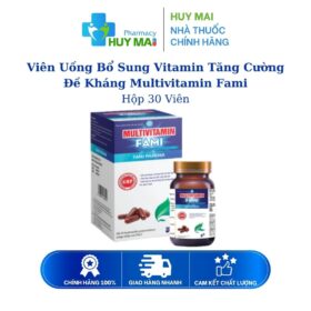 Viên Uống Bổ Sung Vitamin Tăng Cường Đề Kháng Multivitamin Fami Hộp 30 Viên