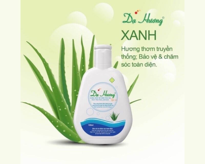 Dung dịch vệ sinh Dạ Hương xanh