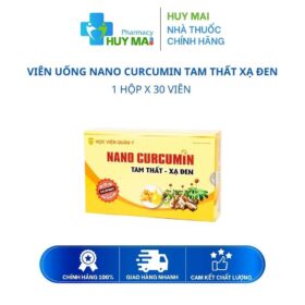 Viên uống Nano Curcumin Tam Thất Xạ Đen