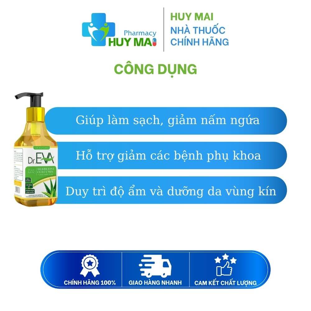 DDVS Phụ nữ Dr. Eva giảm nấm ngứa