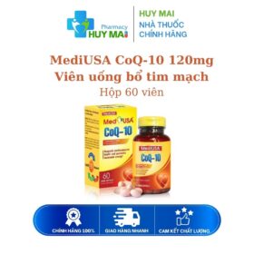 MediUSA CoQ-10 120mg Viên uống bổ tim mạch