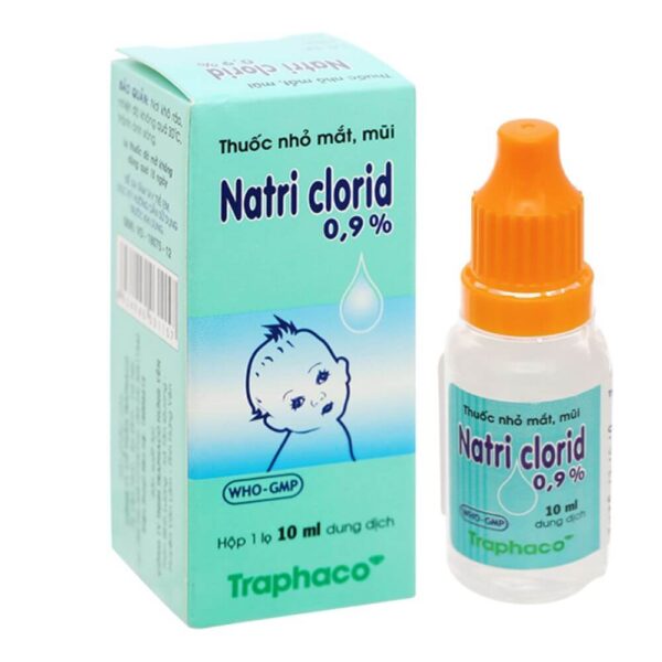 Natri clorid 0.9% mắt mũi Traphaco Chai 10ml