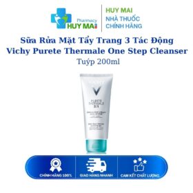 Sữa Rửa Mặt Tẩy Trang 3 Tác Động Vichy Purete Thermale One Step Cleanser