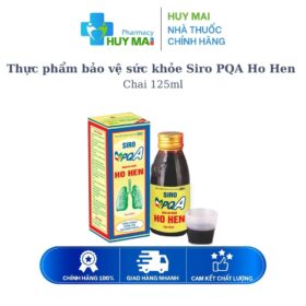 Thực phẩm bảo vệ sức khỏe Siro PQA Ho Hen Chai 125ml