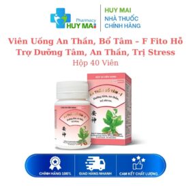Viên Uống An Thần, Bổ Tâm – F Fito Hỗ Trợ Dưỡng Tâm, An Thần, Trị Stress