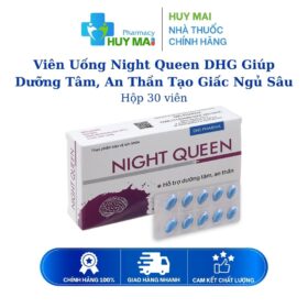 Viên Uống Night Queen DHG Giúp Dưỡng Tâm, An Thần Tạo Giấc Ngủ Sâu