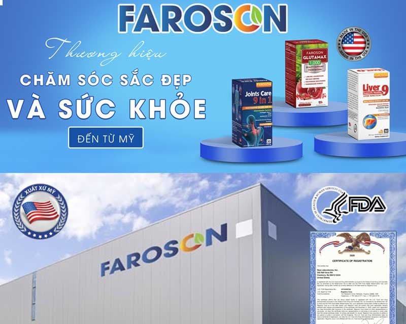 Faroson thương hiệu chăm sóc sắc đẹp và sức khỏe