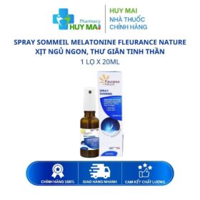 xịt ngủ ngon melatonine fleurance nature