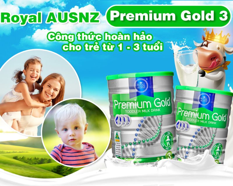 Sữa Bổ Não, Lựa Chọn Tốt Nhất Cho Trẻ Em Và Người Lớn Tuổi 6 Sữa bổ não Royal Ausnz Premium Gold Toddler Milk Drink 3