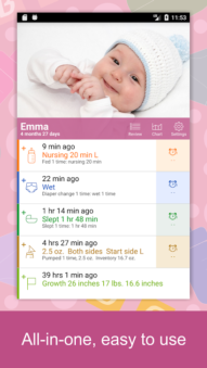 App theo dõi hút sữa