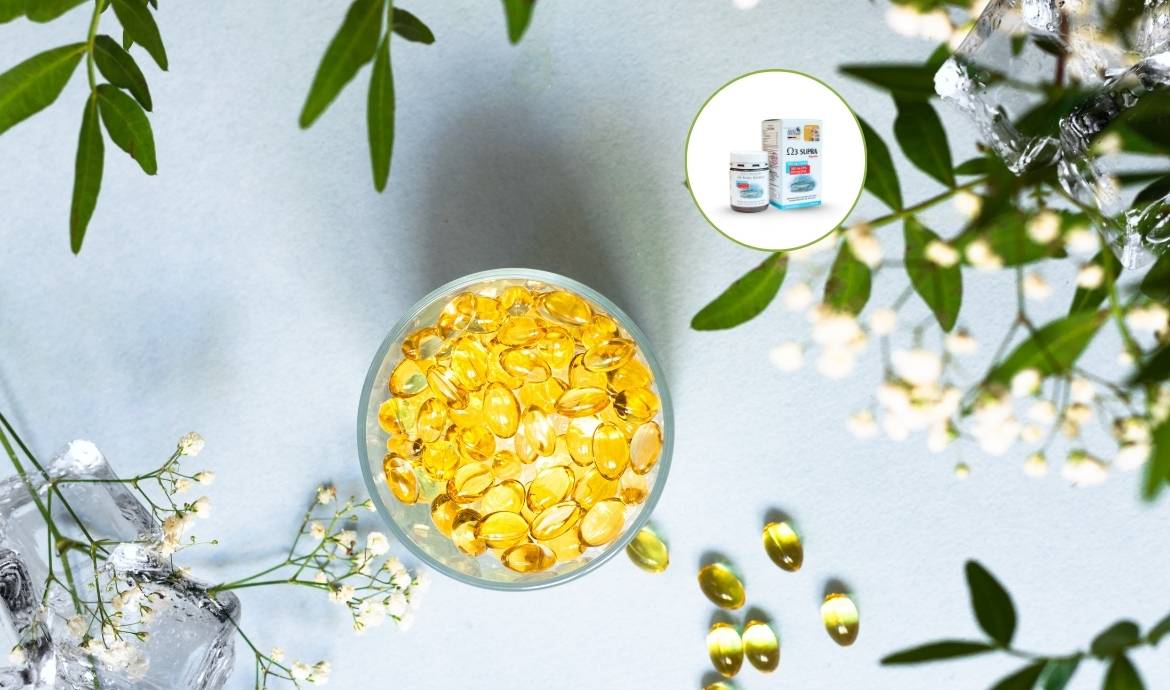 Viên nang dầu cá Omega 3 SUPRA 1000 mg
